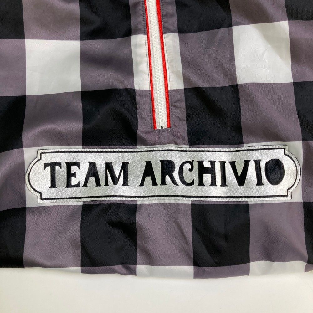 サイズ：38 ARCHIVIO アルチビオ  ハーフジップ ブルゾン チェック柄 グレー系 [240101449498] ゴルフウェア レディース ストスト サイズ：38 ARCHIVIO アルチビオ ハーフジップ ブルゾン