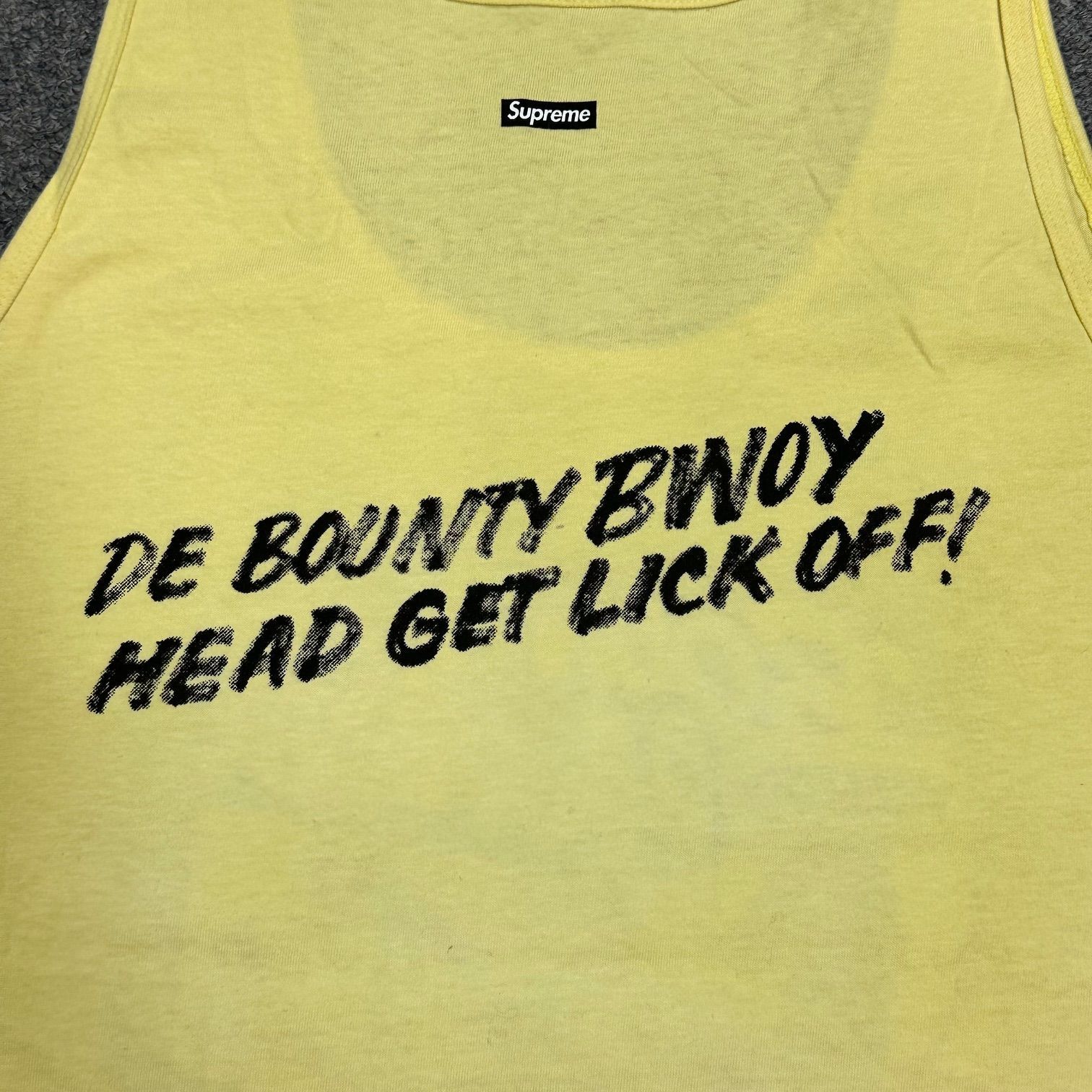 Supreme 16SS Barrington Levy & Jah L Bounty Hunter Tank Top 