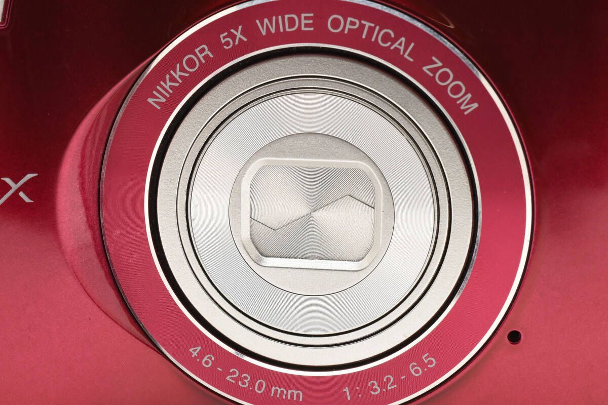 ☆極上品☆ニコン Nikon COOLPIX L26 レッド☆コンパクトデジタル