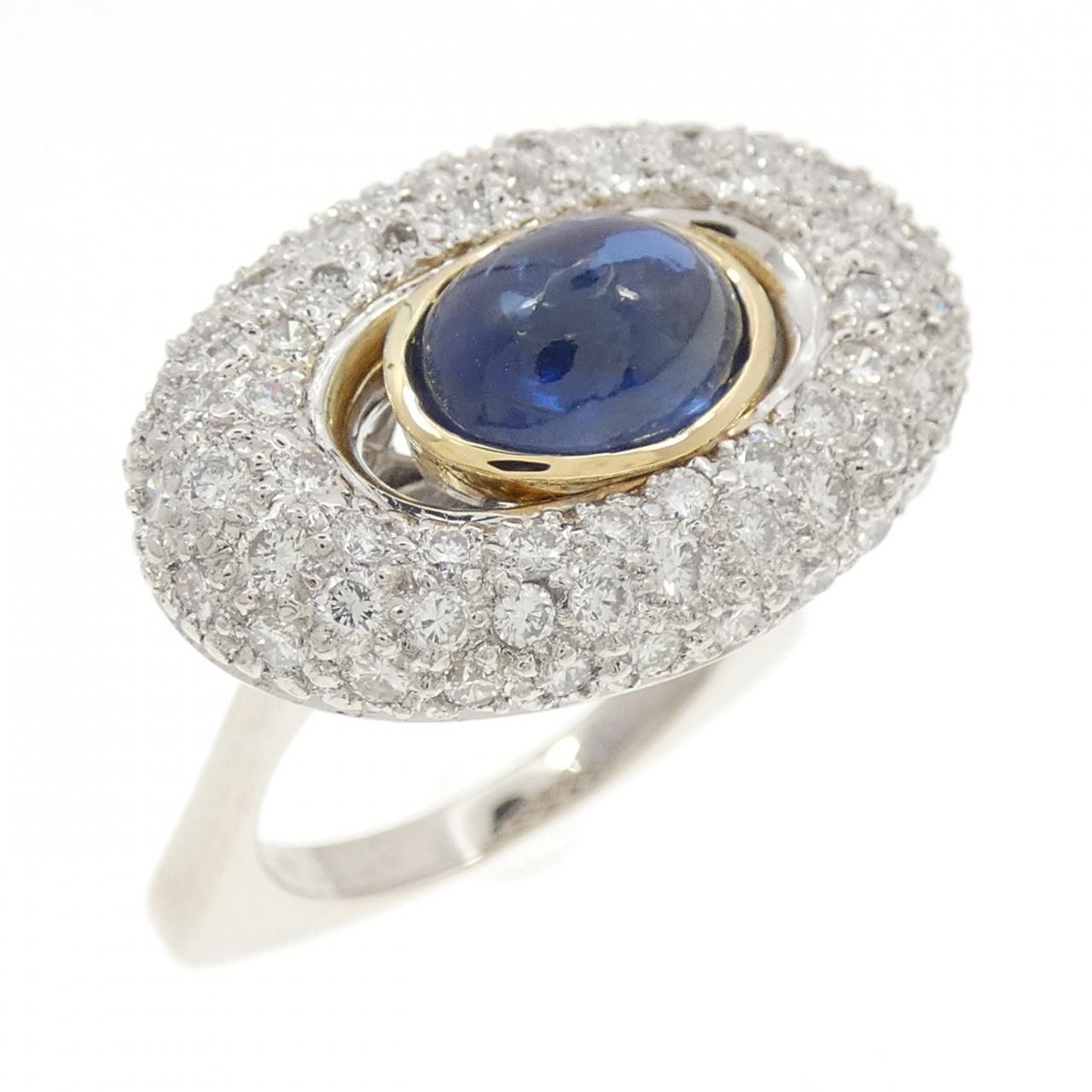 750WG/750YG サファイヤ リング 2.52CT - メルカリ 