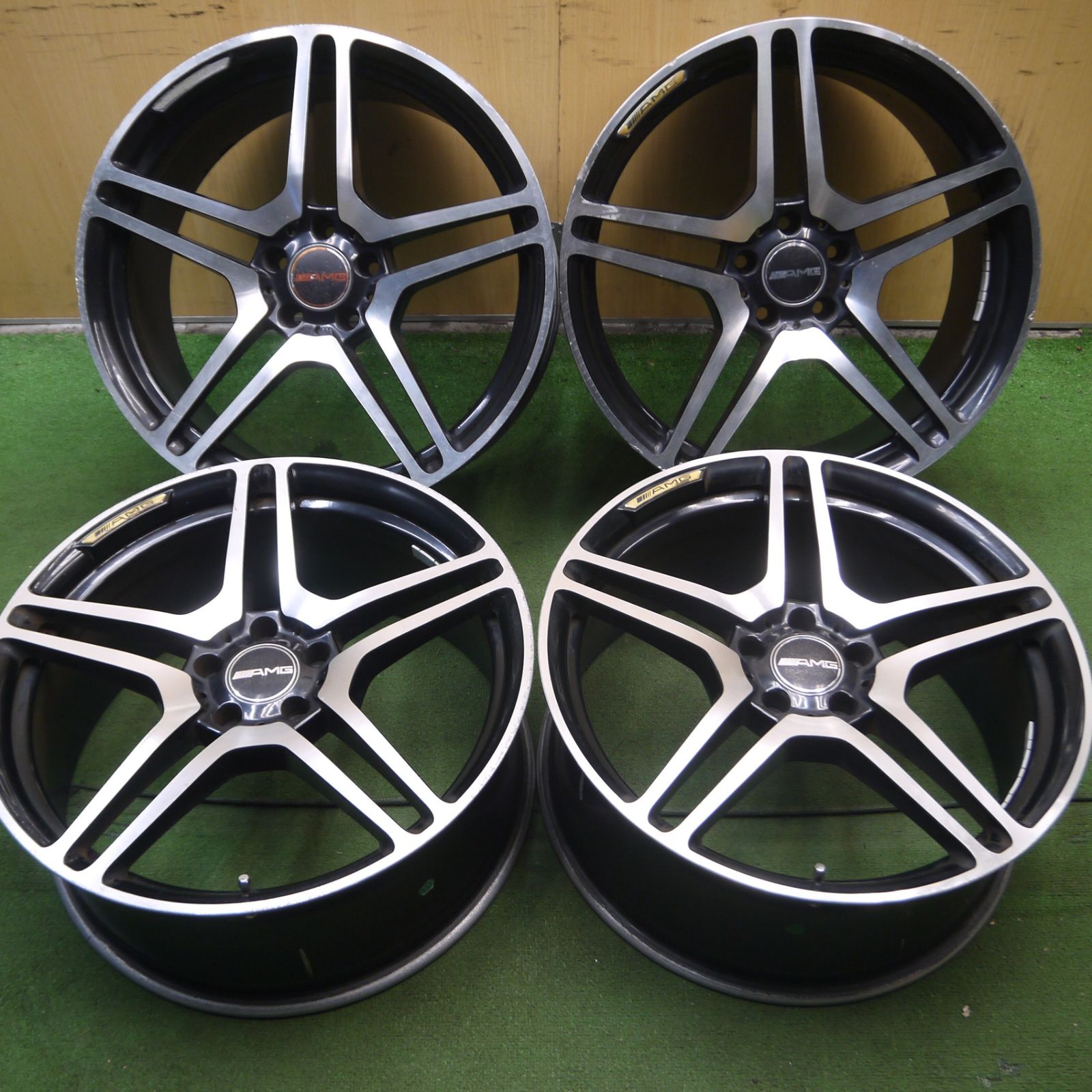 ベンツ等に。社外 メッキホイール 20インチ 8.5J +35 9.5J +38