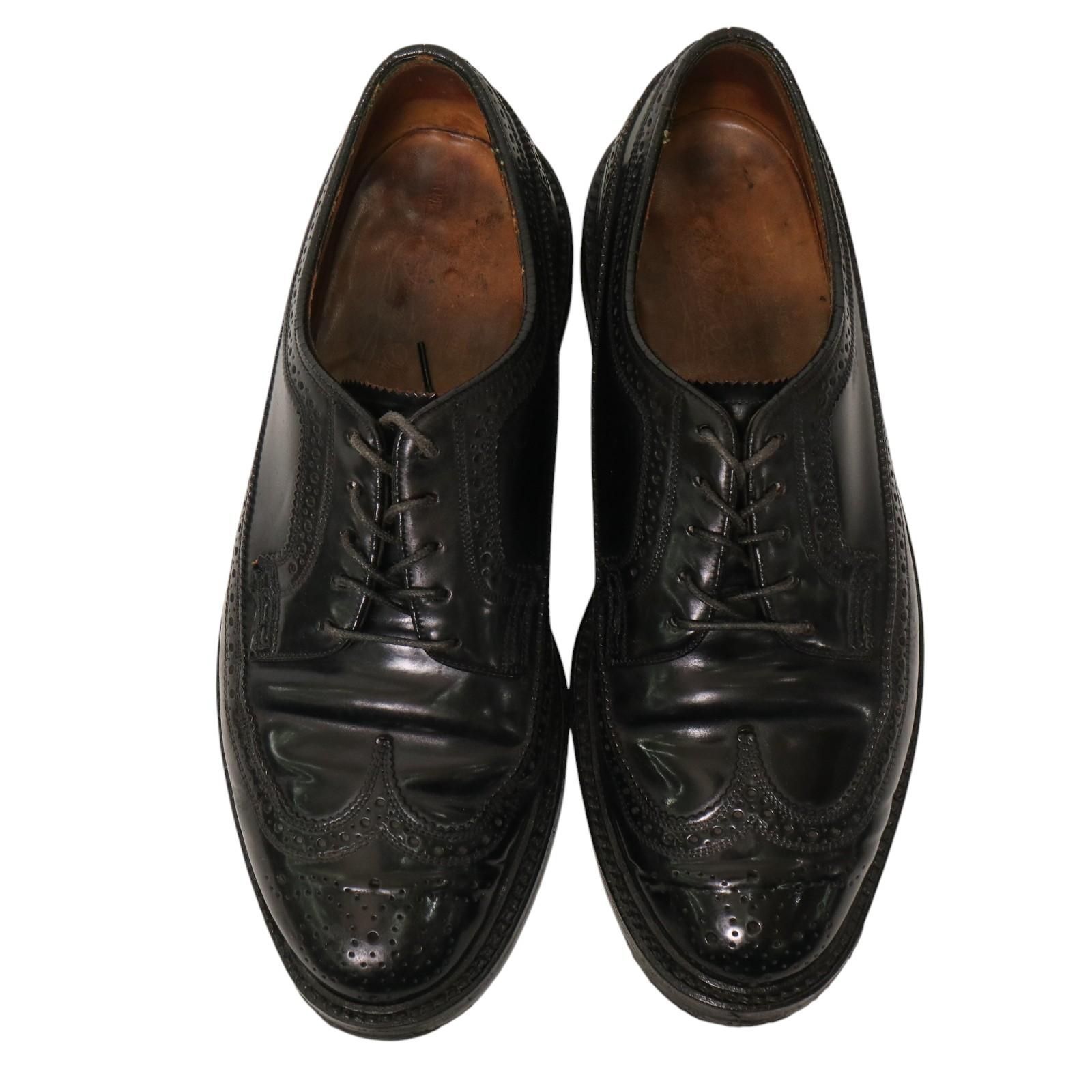 FLORSHEIM(フローシャイム) ロングウィングチップ コードバン レザー