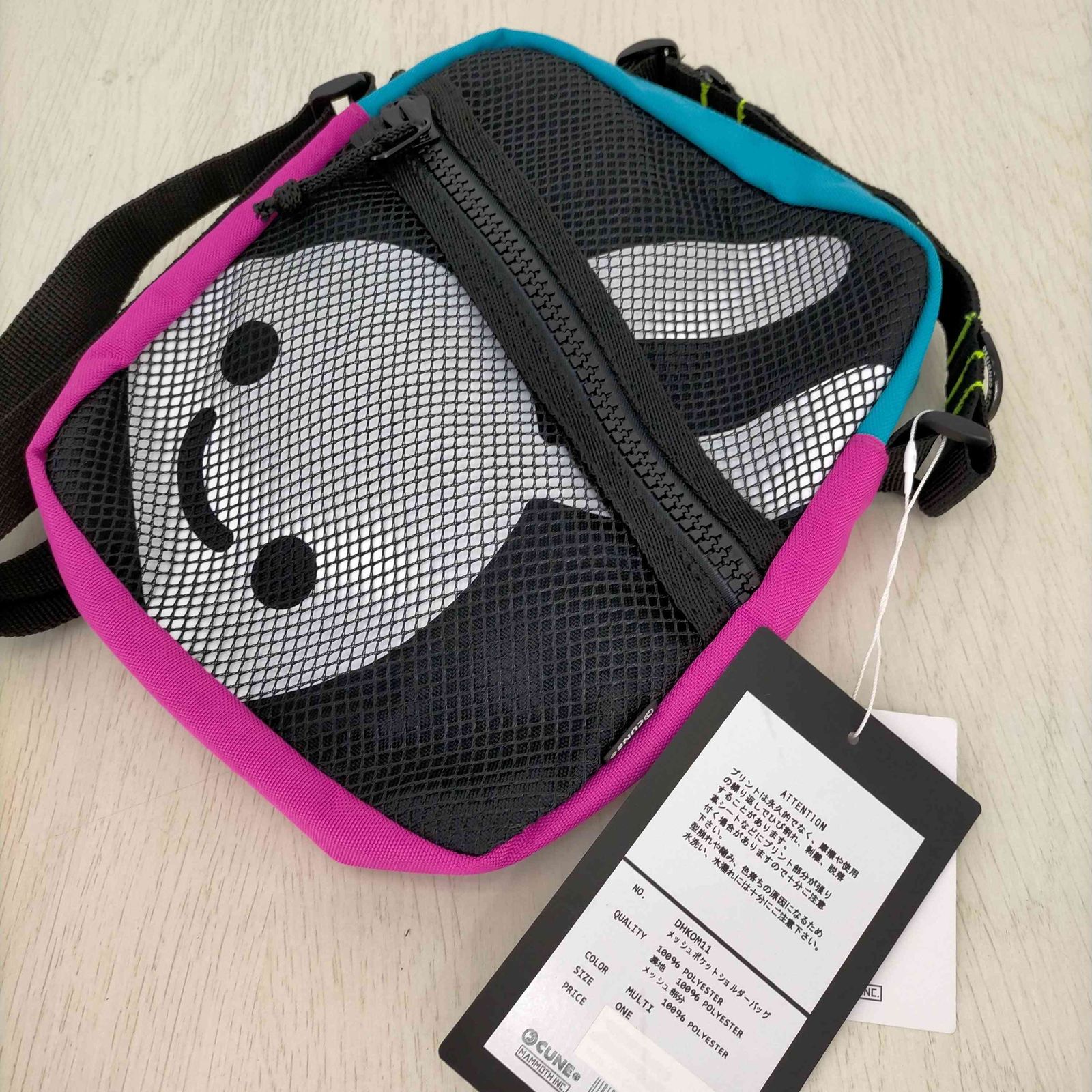 キューン CUNE メッシュポケットショルダーバッグ メンズ ONE SIZE 
