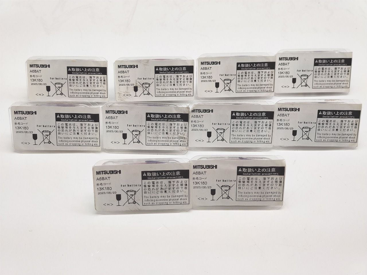 インボイス対応 製 箱汚れあり 三菱 MITSUBISHI A6BAT 10点セット