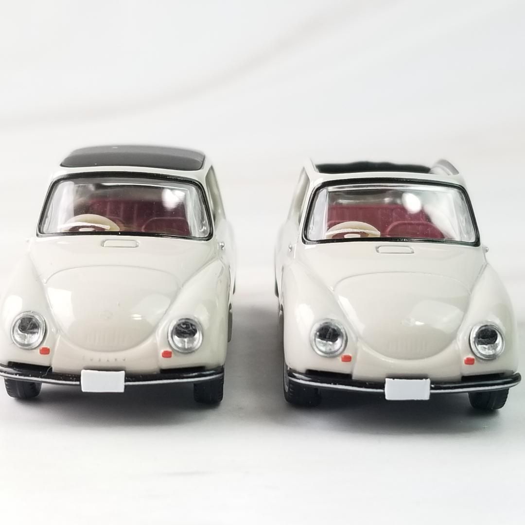 トミカシリーズ - トミーテック LV-182 スバル 360 コンバーチブル ミニカー 2個セット トミカ リミテッド ヴィンテージ トミーテック LV-182 スバル