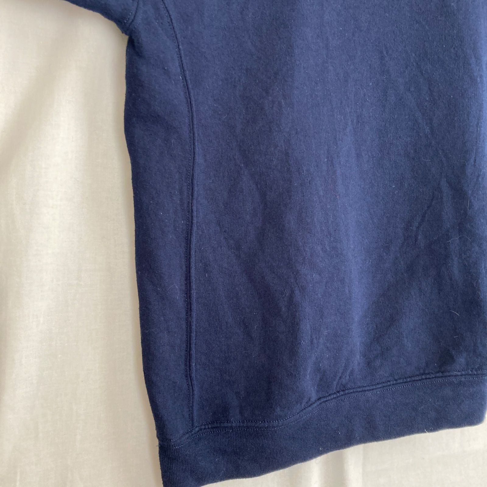 【海外規格XL】古着　RUSSELL ATHLETIC　スウェットシャツ　Clemson University　カレッジ系　前Vガゼット