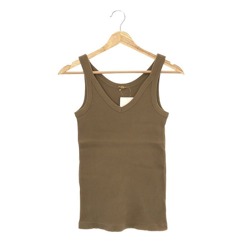 Deuxieme Classe COTTON RIB Vネック タンクトップ Deuxieme Classe / ドゥーズィエムクラス | 2020SS | COTTON RIB V