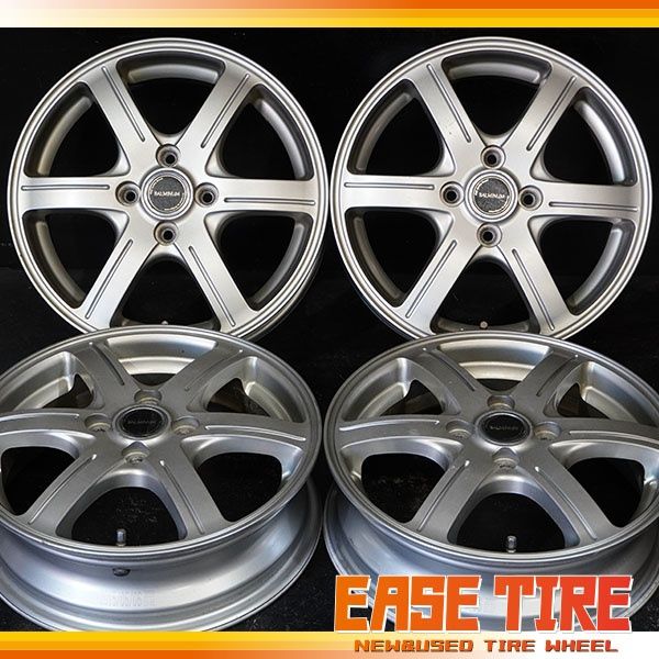 売切 ブリヂストン バルミナ 15×4.5J 48 100 4H 4本 ハスラー タフト キャスト スペーシアカスタム タントカスタム等