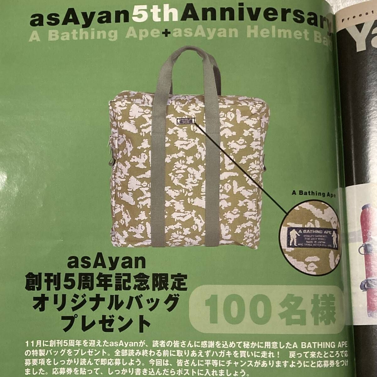☆当選品☆ PORTER × アサヤン × BAPE camo ヘルメット バッグ a 