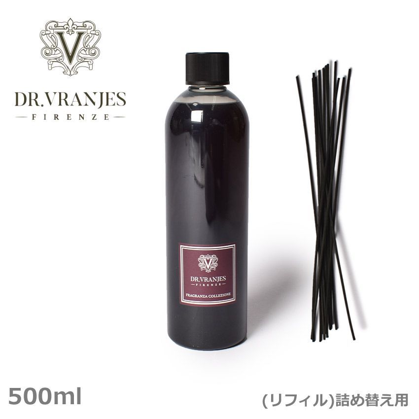 ドットール ヴラニエス アロマディフューザー ロッソノービレ リフィル 500ml Dr.Vranjes 02.スティック500ml用 品番 7746-0004