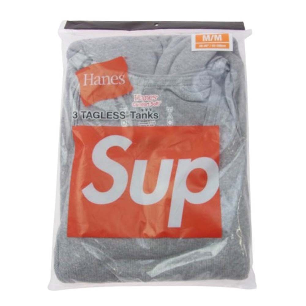 Supreme X USHanes シュプリーム ヘインズ ロゴ タンクトップ3枚 Supreme 新品 シュプリーム SUPREME x ヘインズ Hanes Tagless