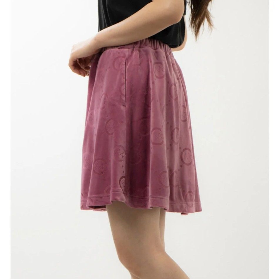 セシルマクビー CECIL McBEE green ベロアスカート ﾋﾟﾝｸ Sサイズ