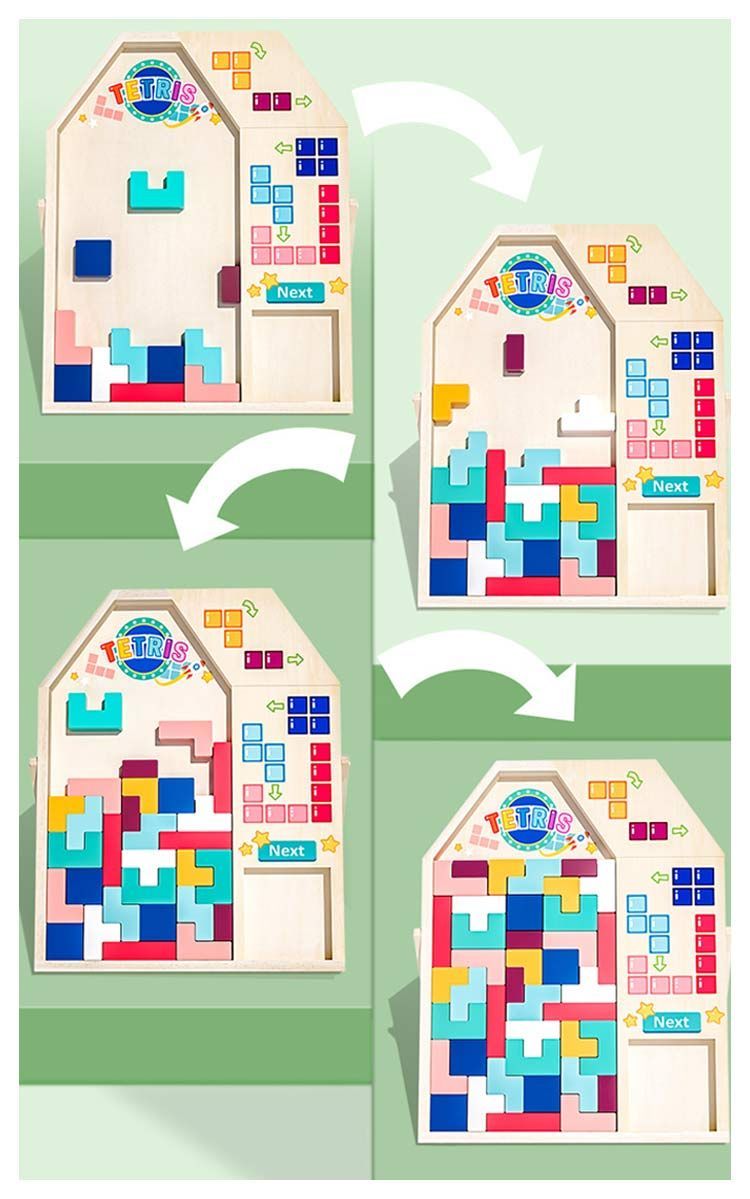 3D テトリス 積み木 知育玩具 木のおもちゃ 型はめパズル 木製 3D テトリス 積み木 知育玩具 木のおもちゃ 型はめパズル 木製