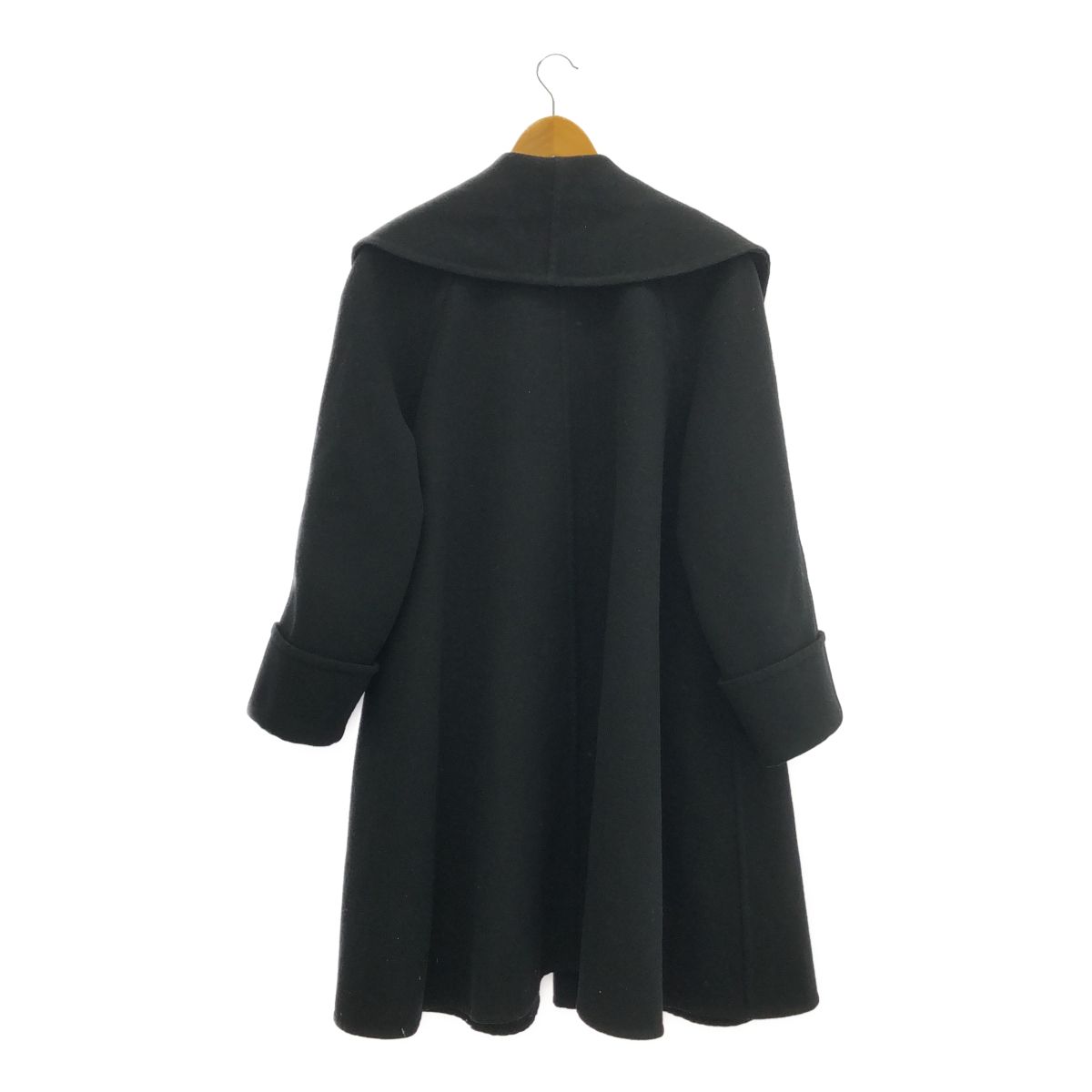 Chloe クロエ ウール ロングコート アウター ブラック WOOL レディ－ス