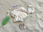 rosé lace swimsuit baby | hibye bebe