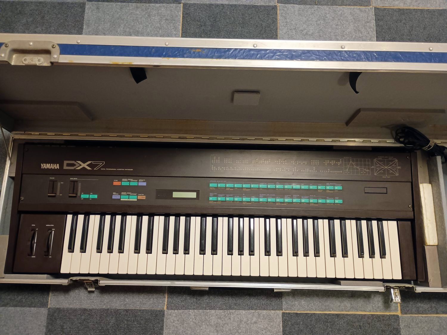 整備済 ハードケース付き YAMAHA DX-7 バッテリー換装 坂本龍一ROM音色ロード済 WWW_NOITHATQUANGTHANH_NET