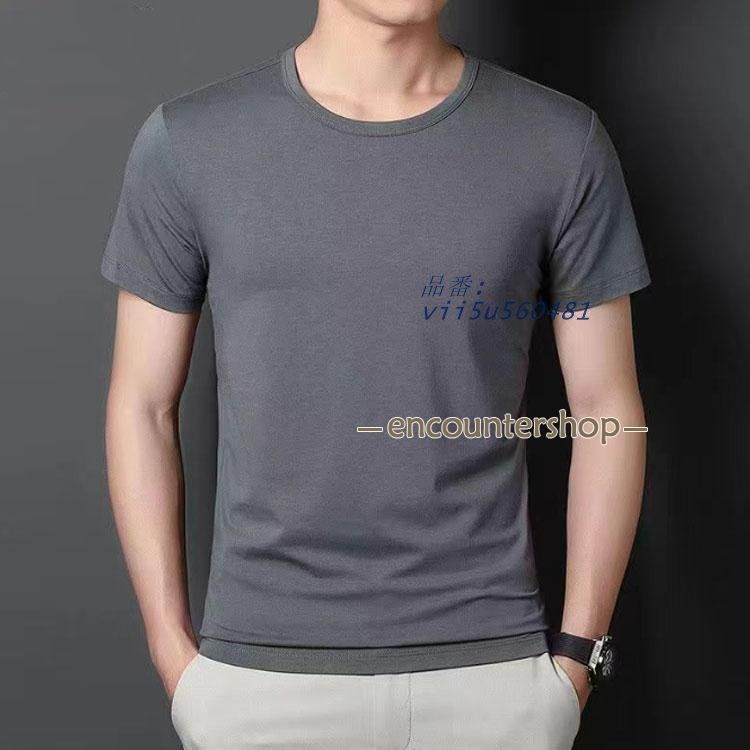 5枚セット Tシャツ メンズ 夏服 Tシャツ 無地 服 クルーネック