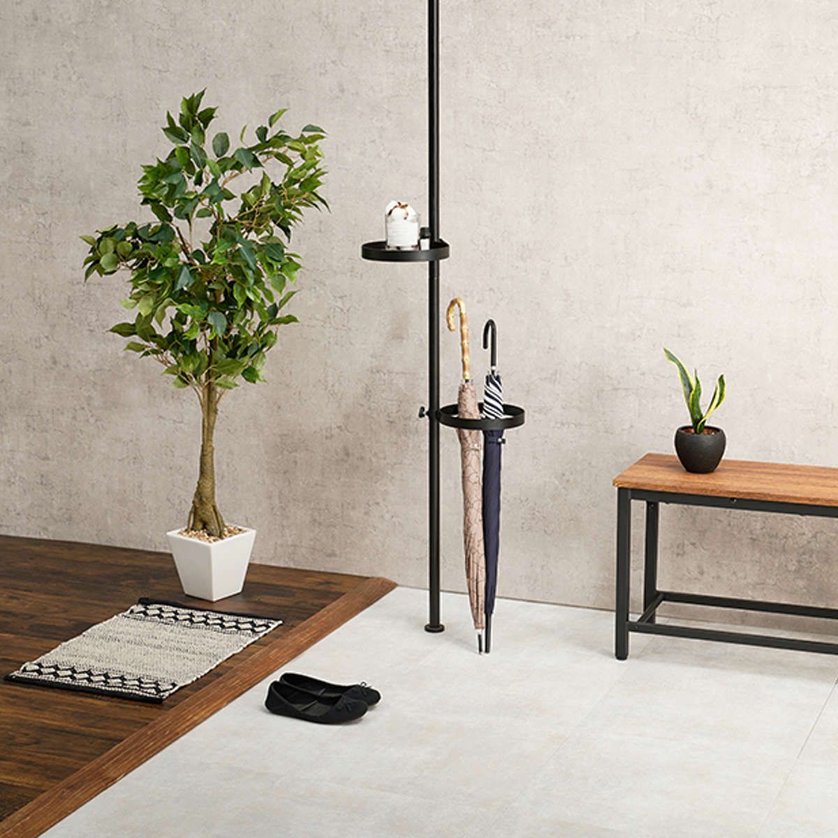 丸型トレイ2個 フック付