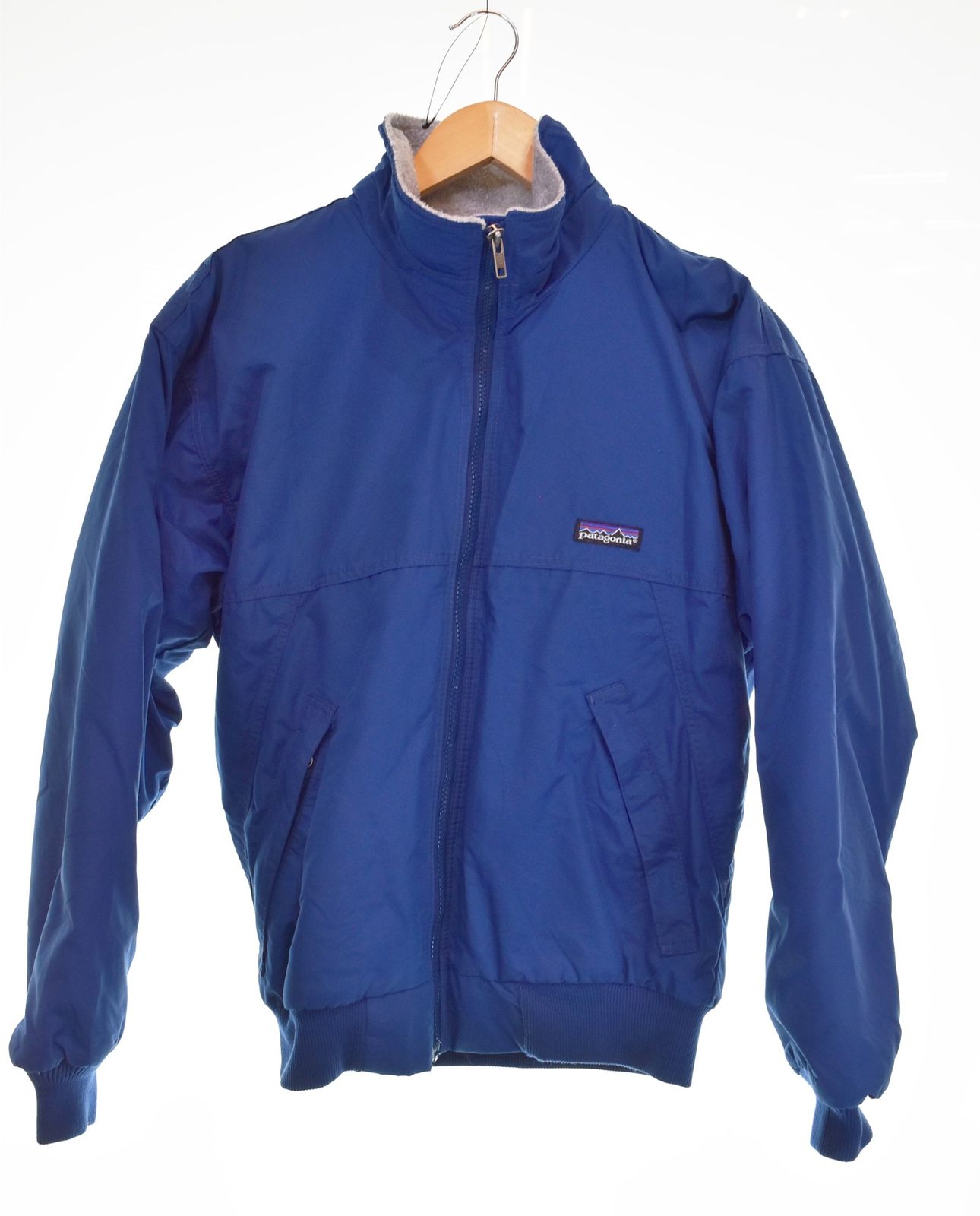 パタゴニア PATAGONIA 90s シェルド シンチラ ナイロン フリース ジャケット ジャケット ブルー SSサイズ 103MT-3216