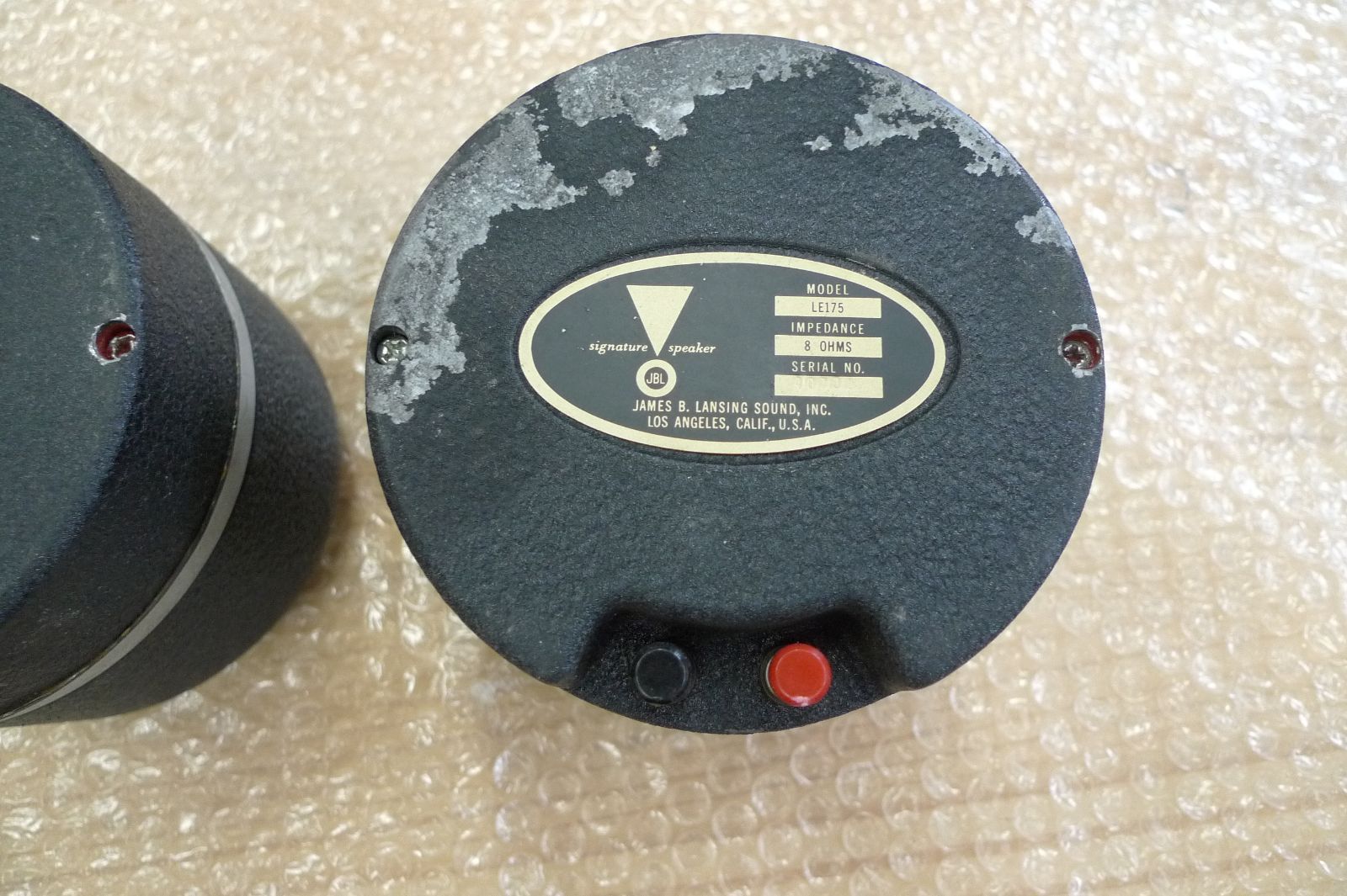 JBL ドライバーユニット LE175 + ホーン2305 セット JBL ドライバーユニット LE175 + ホーン2305 セット JBL LE175