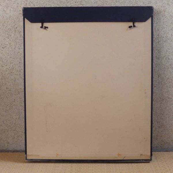 真作】三木登「渓流」額装品 絹本 淡彩 函入☆長野県須坂市 日本画家
