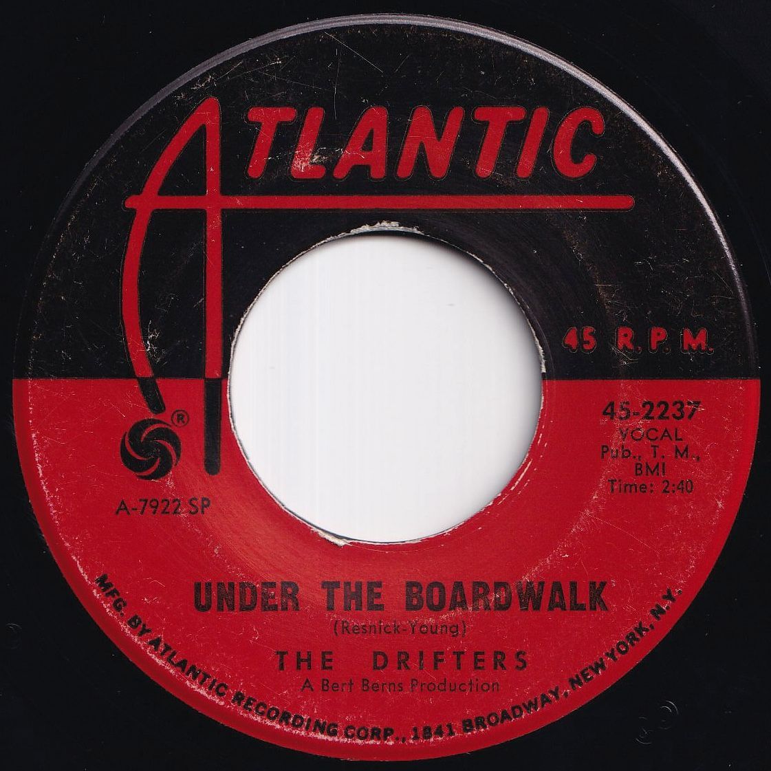 Drifters Under The Boardwalk / I Don't Want To Go On Without You