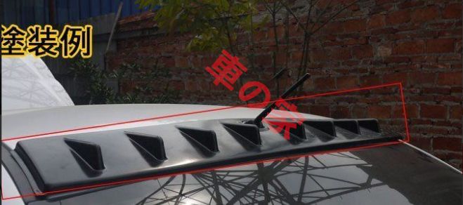 三菱 ルーフスポイラー ウィング 外装 三菱 LANCER-EX ルーフスポイラー 未塗装品 ABS 素材 外装パーツ FFCRYSTALESIA_COM