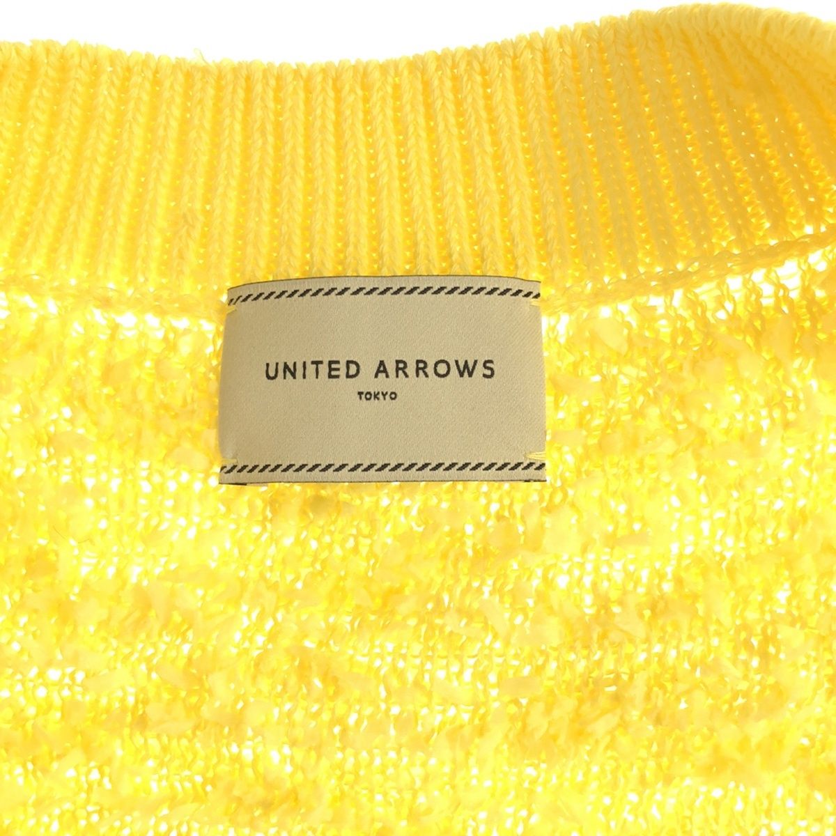 UNITED ARROWS ユナイテッドアローズ 22AW カーディガン 1528-299-0284 イエロー F