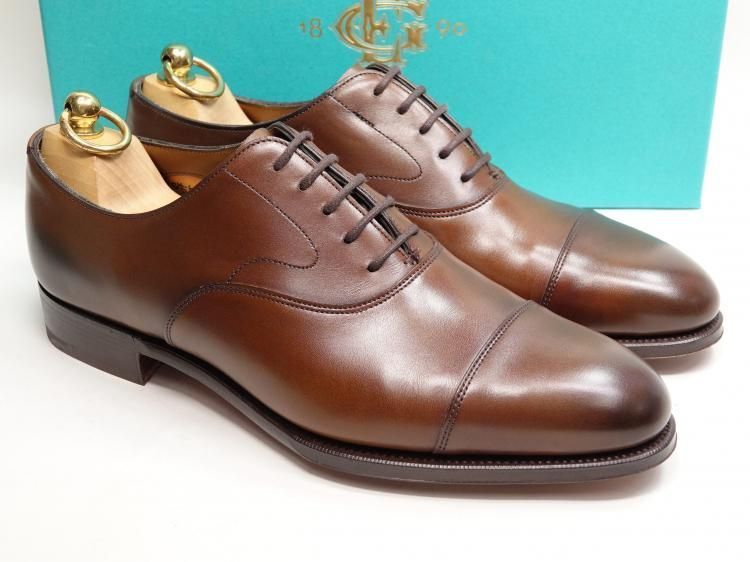 【試着1回のみ】エドワードグリーン　チェルシー　茶　7.5 二子玉)EDWARD GREEN エドワードグリーン チェルシー CHELSEA