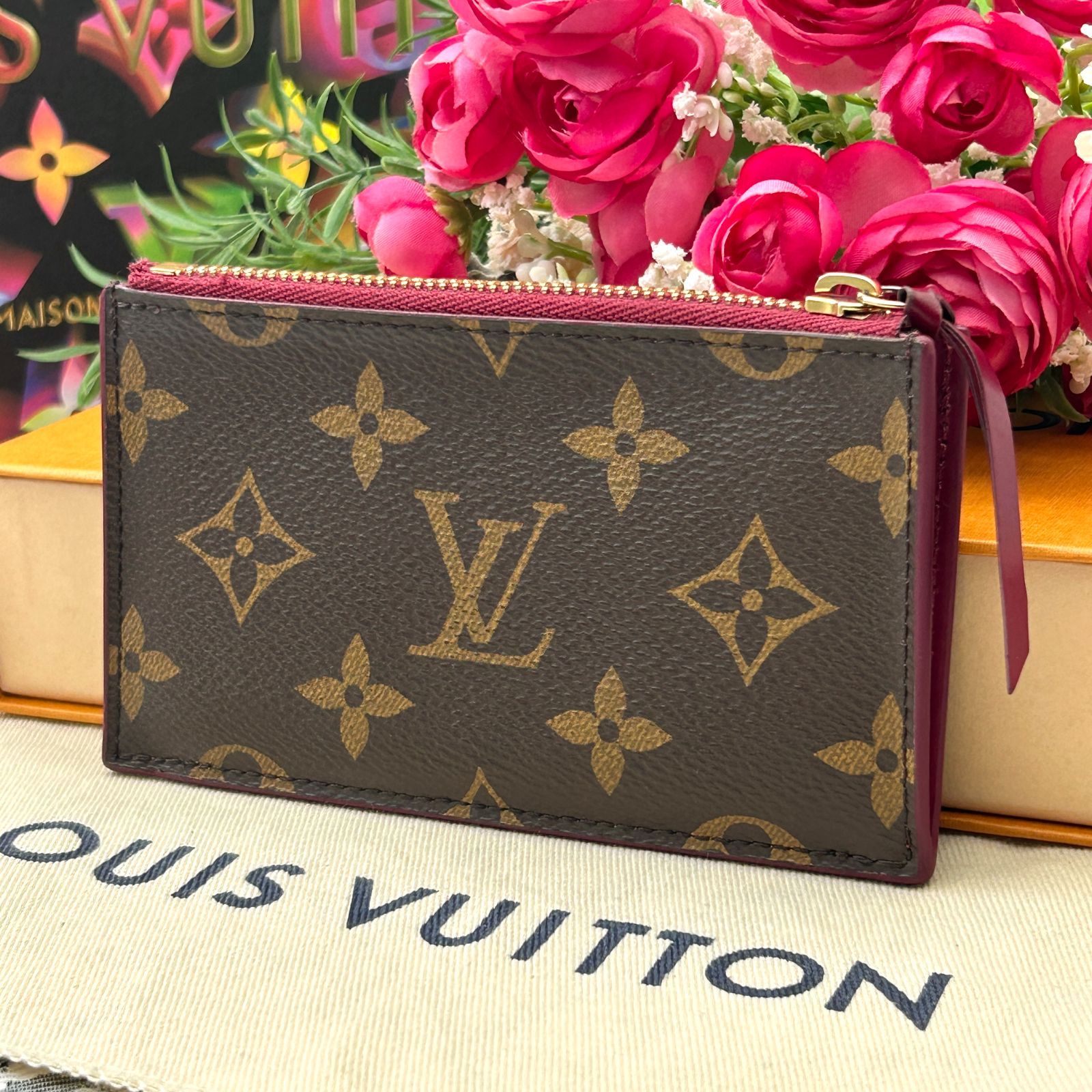 ルイヴィトン モノグラム ポルトカルトジップ コインケース