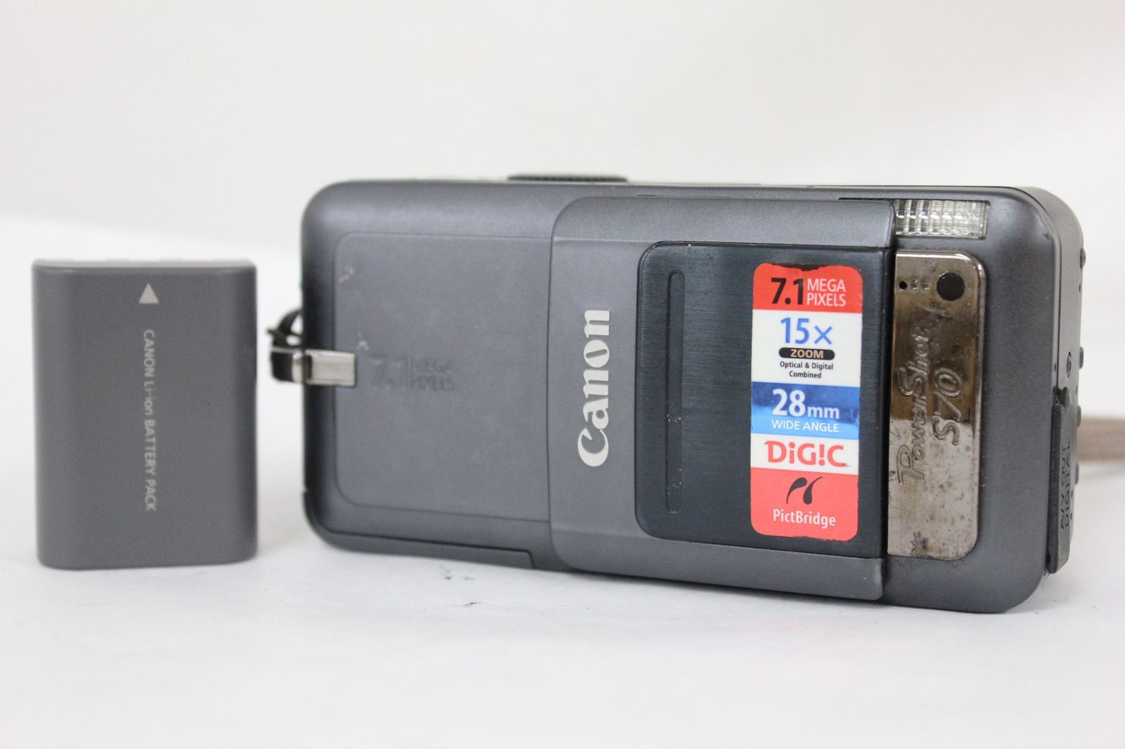 セール中 【返品保証】 キャノン Canon PowerShot S70 ブラック セール中 【返品保証】 キャノン Canon PowerShot S70 ブラック