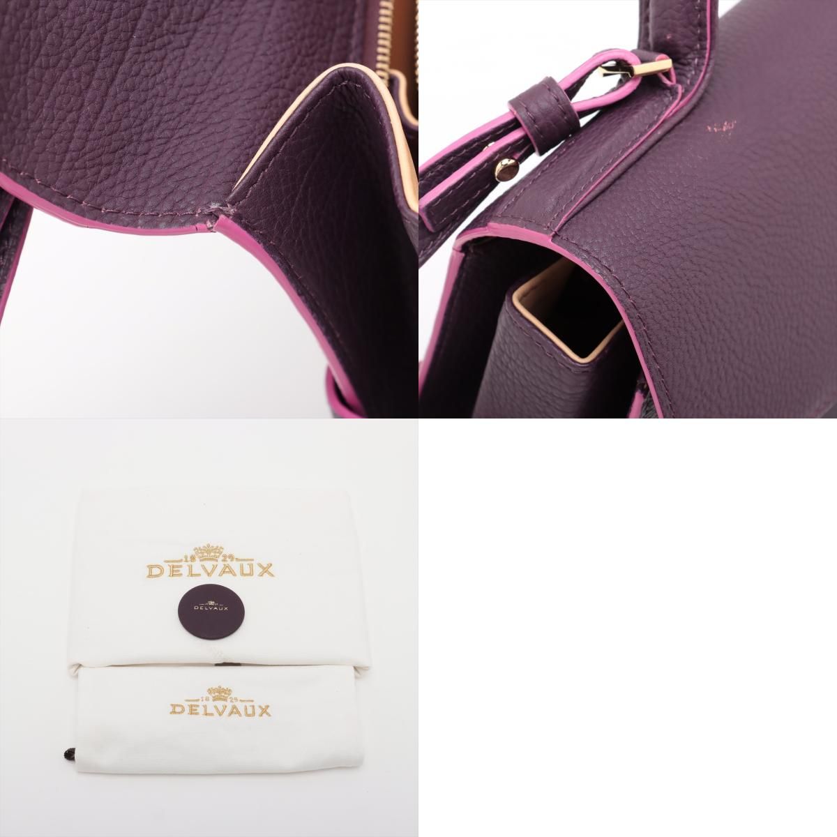 極美品 デルヴォー タンペート GM ミラー付 レザー 2WAY