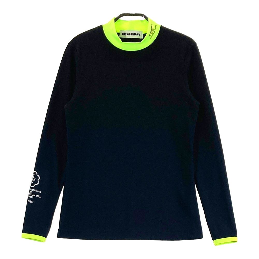 サイズ：M DECEMBERMAY ディセンバーメイ  ハイネック 長袖Tシャツ  ブラック系 [240101417505] ゴルフウェア メンズ ストスト サイズ：M DECEMBERMAY ディセンバーメイ ハイネック 長袖T