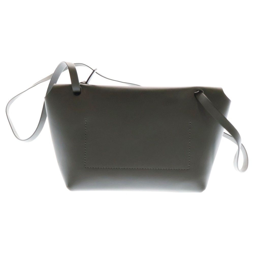 未使用級✨アクネストゥディオズ レザー　ショルダーバッグ 　 ムスビ　ブラック MUSUBI ショルダーバッグ レザー クロスボディ ロゴ ブラック