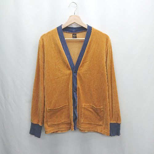 ◇ ⊇ TOWNCRAFT タウンクラフト 長袖 カーディガン サイズM オレンジ 