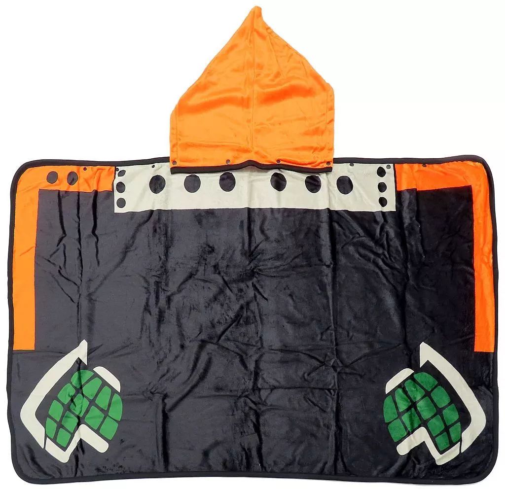 【中古】抱き枕カバー・シーツ・ブランケット 爆豪勝己 フード付きブランケット 「僕のヒーローアカデミア」