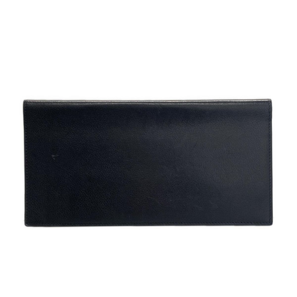 HERMES エルメス 札入れ - 黒 レザー