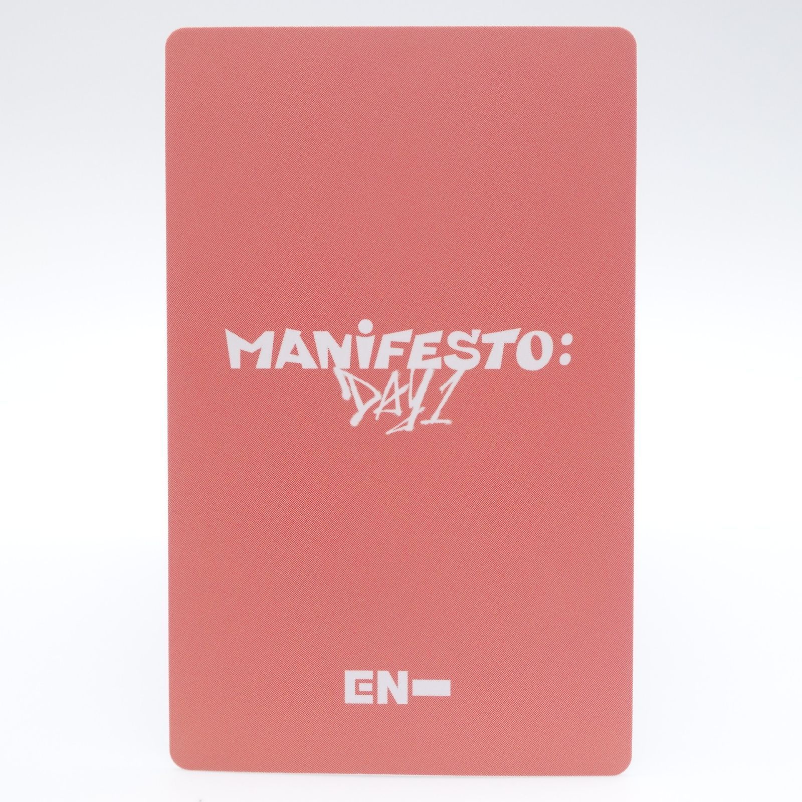 ENHYPEN ヒスン MANIFESTO:DAY1 weverse 特典 トレカ フォト カード
