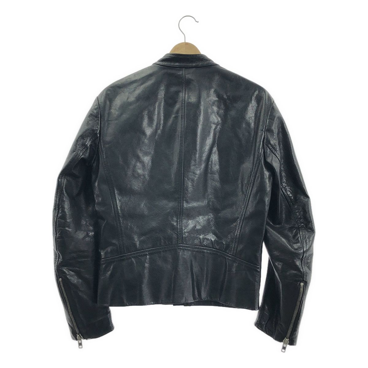 【メゾン　マルタン　マルジェラ】八の字　5zipライダースジャケット 48 Maison Margiela メゾンマルジェラ 八の字 5ZIPライダース