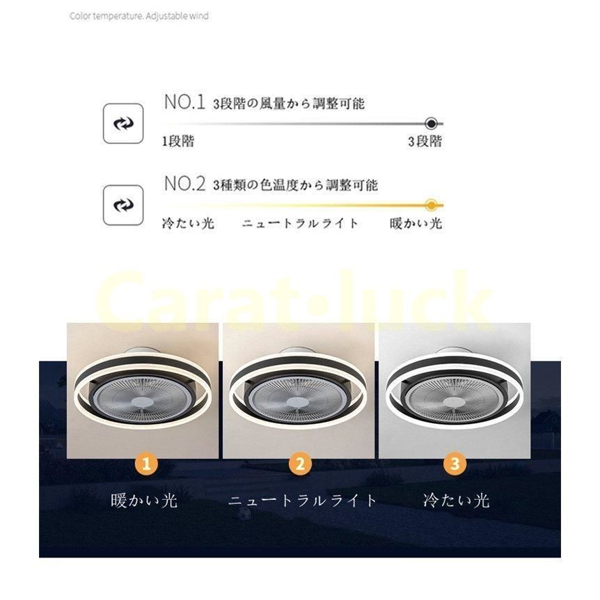 シーリングファン led