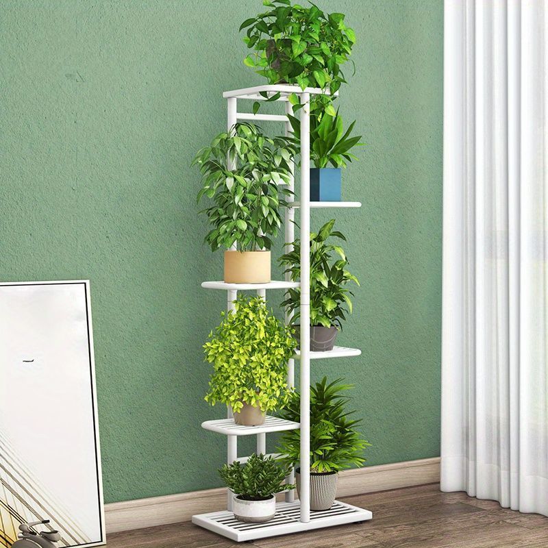新品未使用プランター ラック 多目的 収納 かわいい おしゃれ 花台 鉢台 観葉植物 多肉植物 ガーデニング プランター スタンド 大きめ ゴールド  4-7 - メルカリ