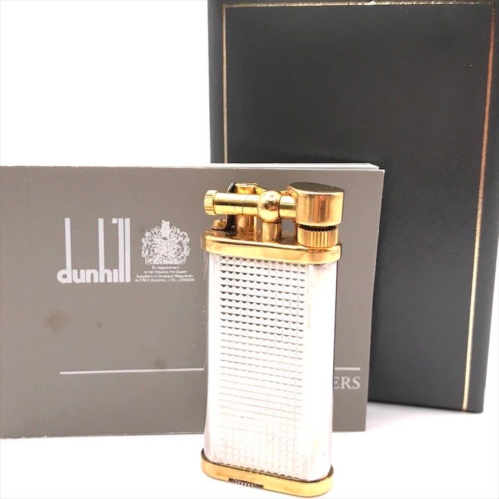 良品 Dunhill ダンヒル ガスライター ユニーク ハンマー アンティーク ヴィンテージ 着火良好 ガス漏れなし シルバー ゴールド a4165  - メルカリ