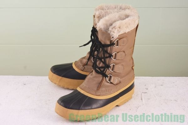 S271◇カナダ製 ソレル SOREL ビンテージ スノーブーツ 良い味 茶 