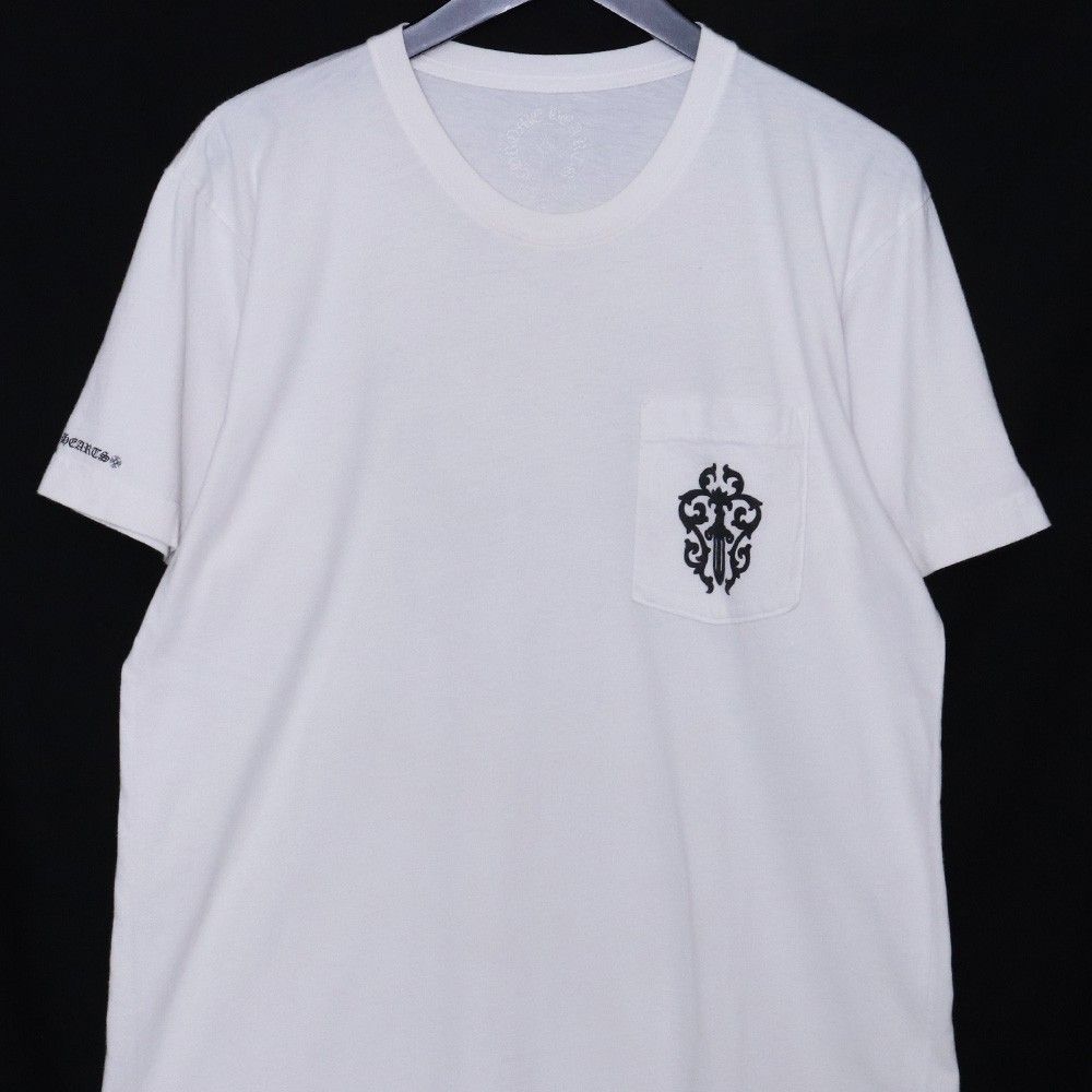 CHROME HEARTS ヴィンダガー英字バックプリントTシャツ Lサイズ