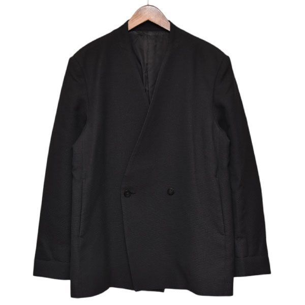 ETHOSENS エトセンス Collarless jacket カラーレスジャケット