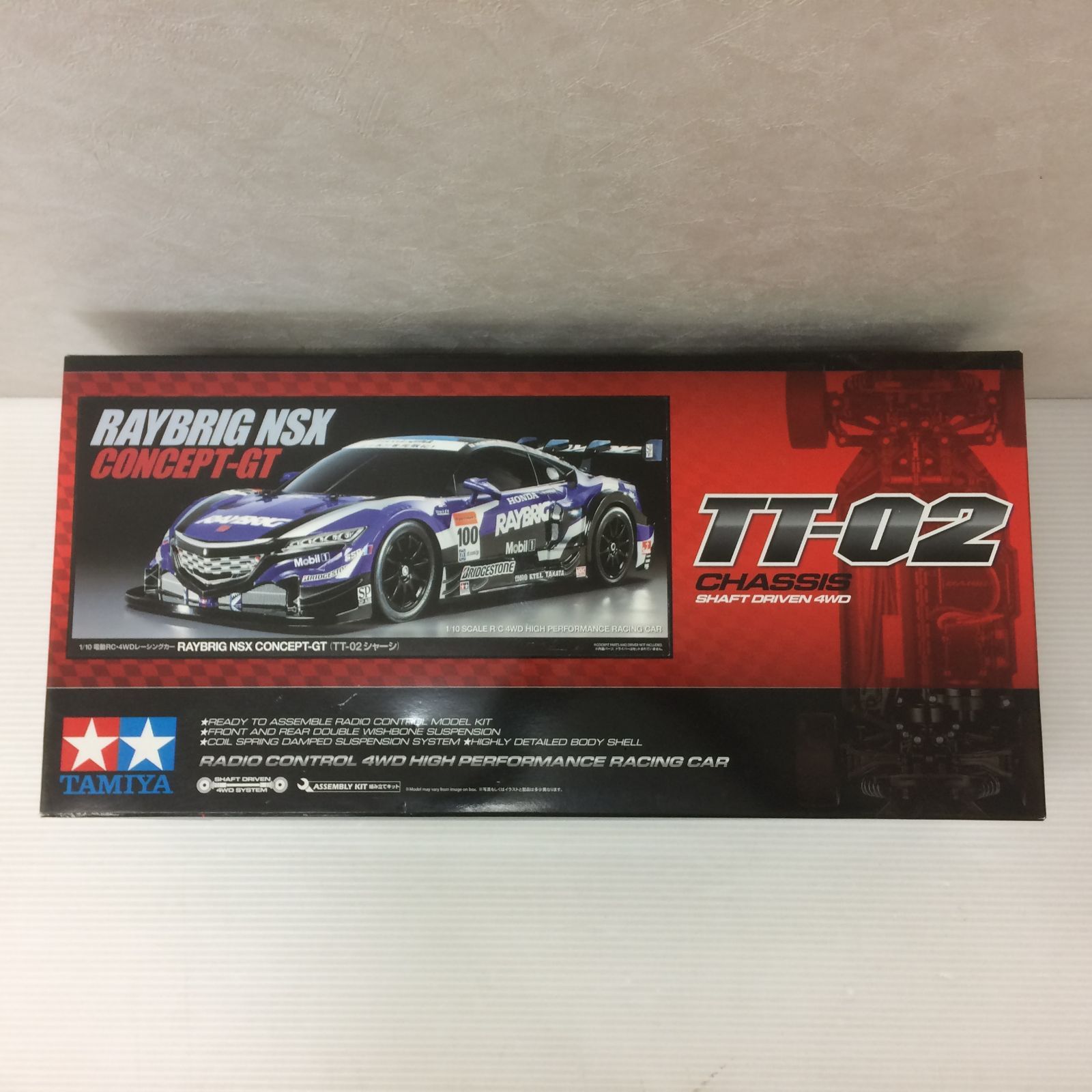 タミヤ　レイブリック　NSX　コンセプト　GT　TT02　新品　未開封　ラジコン タミヤ 電動RCカーシリーズ 1/10RC NSX (TT-02シャーシ) | タミヤ