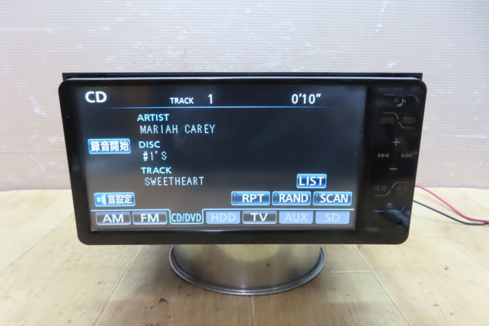 トヨタ純正 NHZT-W58 HDDナビ 2008年 CD・DVD再生OK 本体のみ