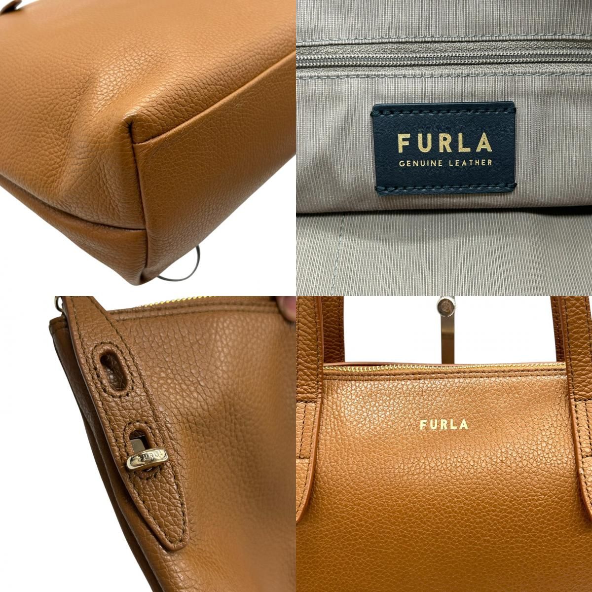 レディース 【未使用級/美品】FURLA フルラ トートバッグ ルーチェ 