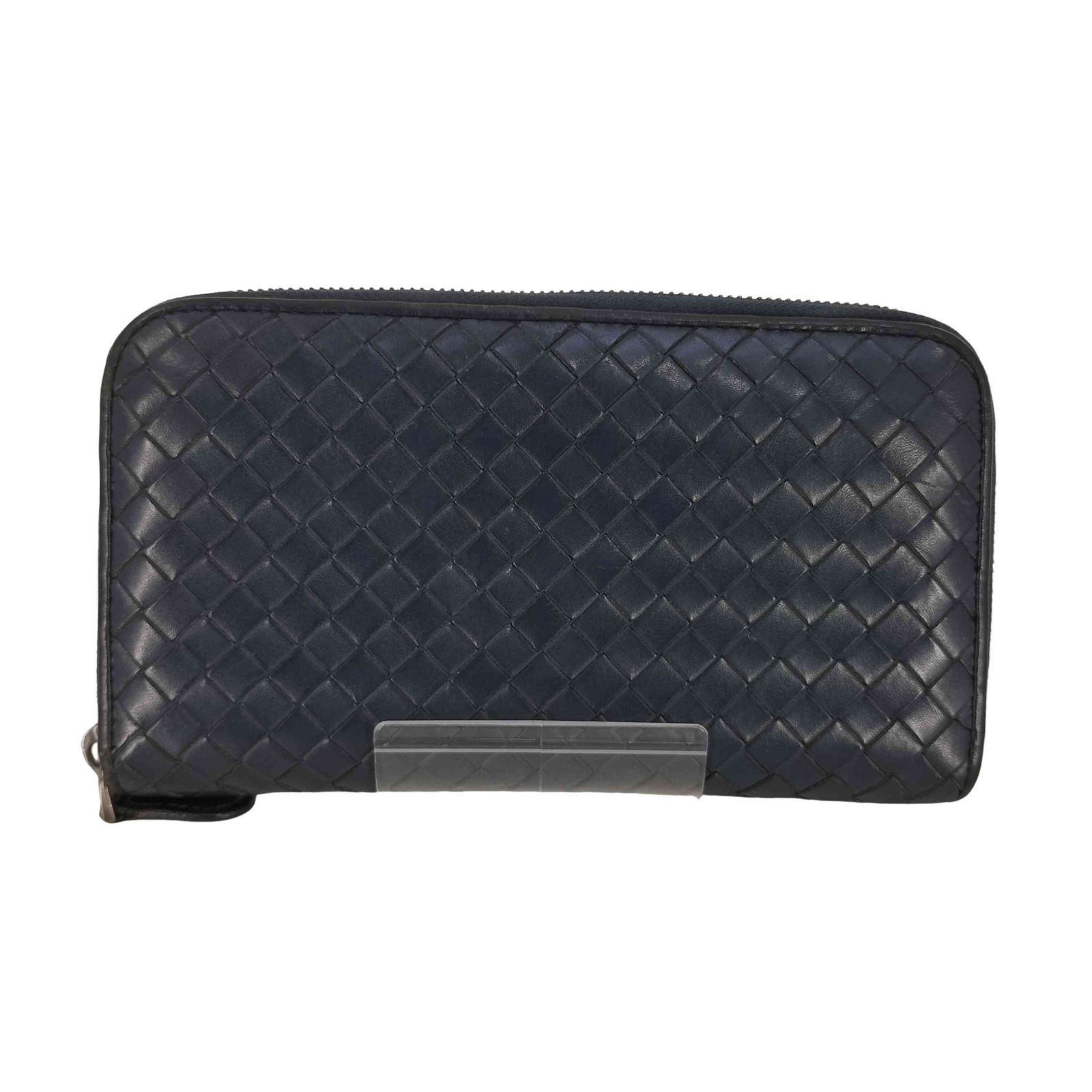 ボッテガヴェネタ BOTTEGA VENETA イタリア製 イントレチャート レザー ラウンドジップ 長財布 メンズ 表記無 