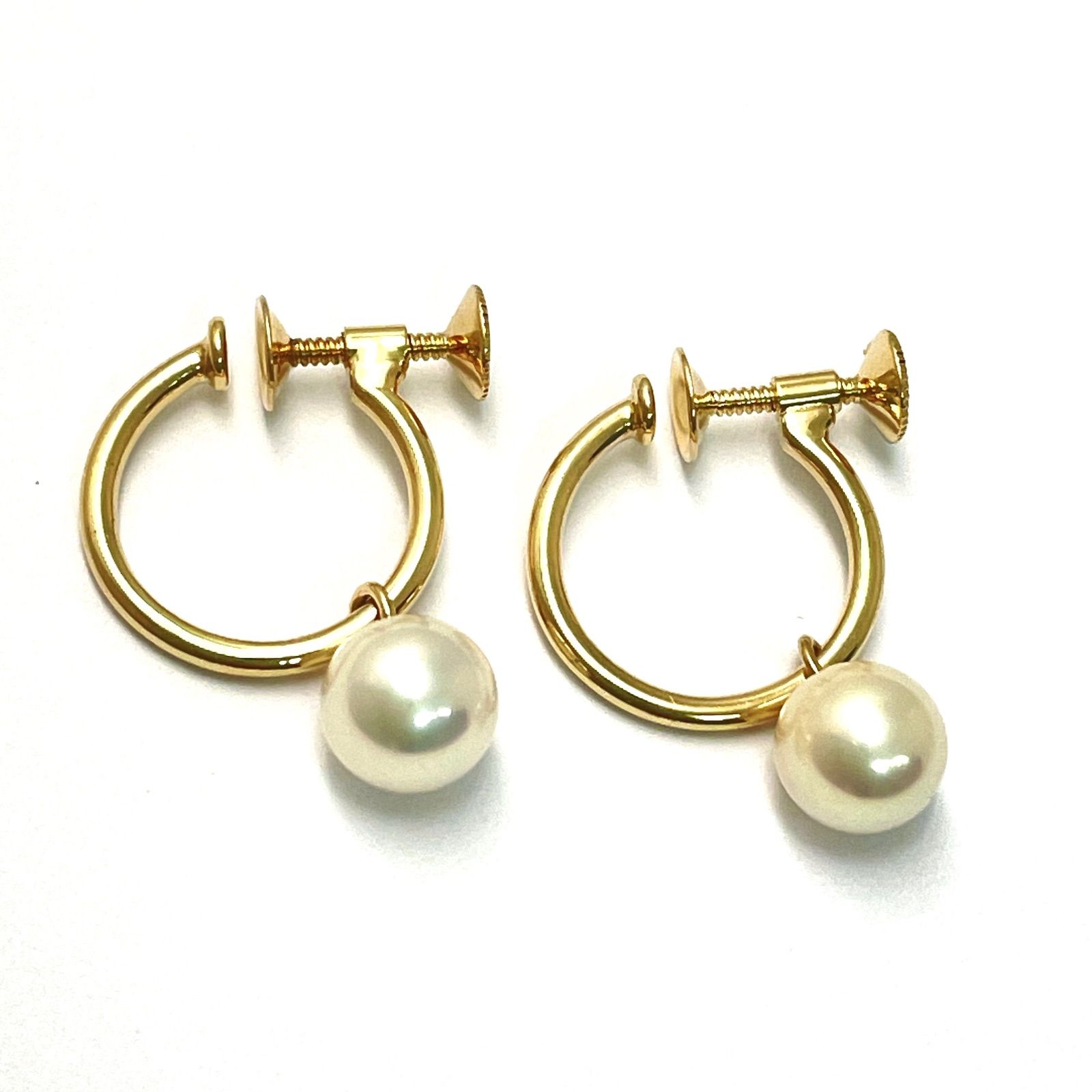 MIKIMOTO / ミキモト パールイヤリング K18YG 7.0mm - メルカリ